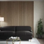 Natural Oak 01A- Acoustic Slat Wall Panel - (L) 240cm x (W) 60cm Single Panel