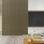 Metallic Gold 01WG- Acoustic Slat Wall Panel - (L) 240cm x (W) 60cm Single Panel