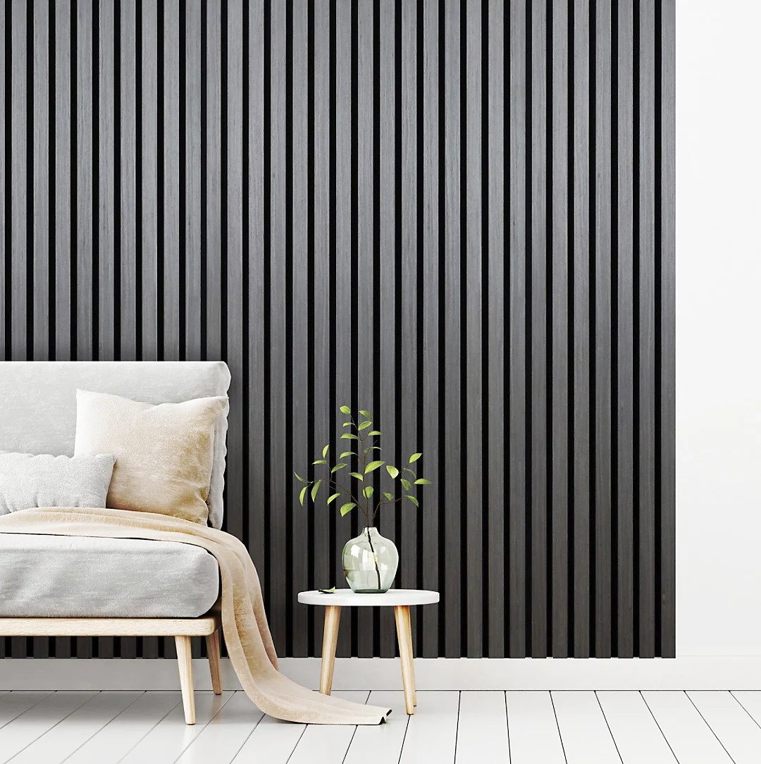 kraus-easy-living-natural-oak-acoustic-slat-wall-panel-l-240cm-x-w-60cm-single-panel-sample-size-available~5011204622627_07c_MP Light Grey 01B- Acoustic Slat Wall Panel - (L) 240cm x (W) 60cm Single Panel - Image 1