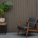 Dark Oak 01D- Acoustic Slat Wall Panel - (L) 240cm x (W) 60cm Single Panel